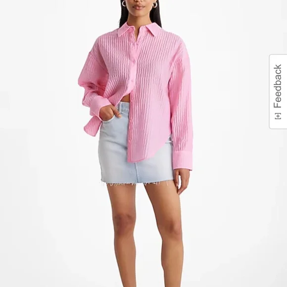 Express pleat crinkle dress shirt - Picture 7 of 7